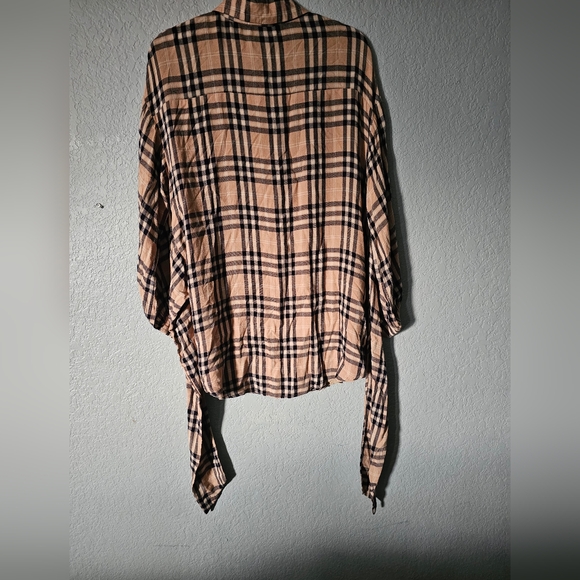 VICI ‘Touch of Plaid Tie-Front’ Dress Size M - Picture 3 of 7